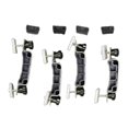 thumbnail image 4 of Kit montaje para tienda techo 4 piezas, accesorios fijación segura para tienda techo coche, abrazaderas, clips para fijar al chasis, 4 of 7