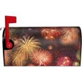thumbnail image 1 of Colorful Fireworks Mailbox Covers Magnetic Letter Post Box Cover Mail Wraps Garden Decorations Standard Size 21 X 18 in, 1 of 5