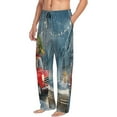thumbnail image 2 of Disketp Santa Claus Men'S Pajama Pants - Ultra Soft Fleece Sleep And Lounge Pants (Size: S-Xxl), 2 of 9