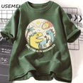 thumbnail image 4 of Camiseta The Vibe Is In Shambless para mujer, divertida camiseta con meme, camiseta sarcástica de salud mental, camiseta de dinosaurio a la moda, ropa para mujer, 4 of 5