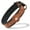 Cognac-Black, variant on Filbert Leather Dog Collar with Airtag Holder, Airtag Collar For Medium Dogs, Leather, Vegetable Tanned Full Grain, Adjustable for All Breeds,  Heavy Metal Buckle, Ultra-Durable