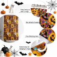 thumbnail image 6 of Shower Curtains for Bathroom-72"x72",Halloween Ghost Pumpkin Castle Candy Waterproof Bath Curtain Grommet Shower Curtain Set with Hooks, 6 of 9