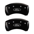 thumbnail image 3 of MGP 4 Caliper Covers Engraved Front & Rear Oval logo/Ford Black finish silver ch Fits select: 2013-2019 FORD FLEX SEL, 3 of 5
