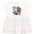 thumbnail image 3 of Inktastic Little Sister and Biggest Fan Football Player Girls Baby Dress, 3 of 5
