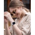 thumbnail image 6 of TOYOUTHS Floral Engraved Band Compatible with Apple Watch Band 38mm 40mm 41mm Women, Silicone Dandelion Flower Pattern Wristband for iWatch Series SE/8/7/6/5/4/3/2/1, 6 of 7