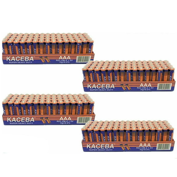 240 Pieces of AAA Batteries Extra Heavy Duty 1.5v, Wholesale Bulk Lot (4 Pack)