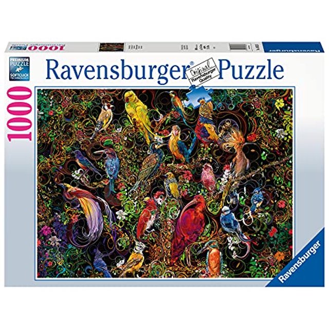 Rompecabezas Ravensburger Birds of Art 1000 piezas para adultos 16832