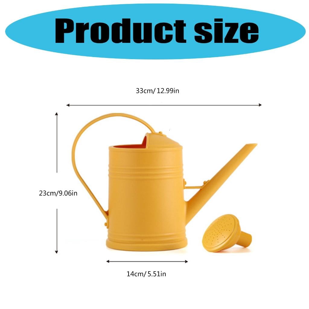 AOOOWER Large 2L Capacity Garden Watering Can With Interchangeable Spout Ergonomic Grip For Potted Plant Hanging Baskets