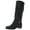 Black, variant on Charter Club Womens Helenn Faux Leather Tall Riding Boots