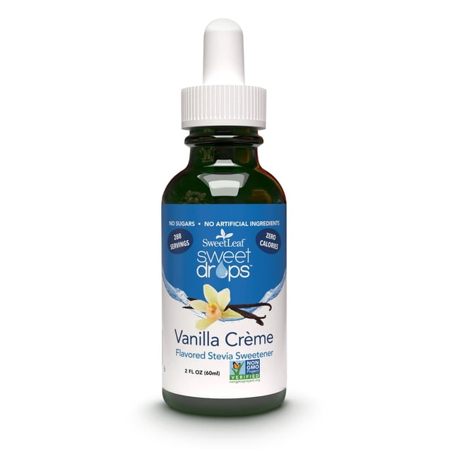 Sweet Leaf, Endulzante Natural de Stevia liquido sabor vainil, 60 mililitros