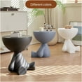 thumbnail image 2 of Creative Sofa Side Table Removable Coffee Table Cream Style Simple Household Living Room Round Table Side Table Small Table Rack Round End Side Table Outdoor, 2 of 7