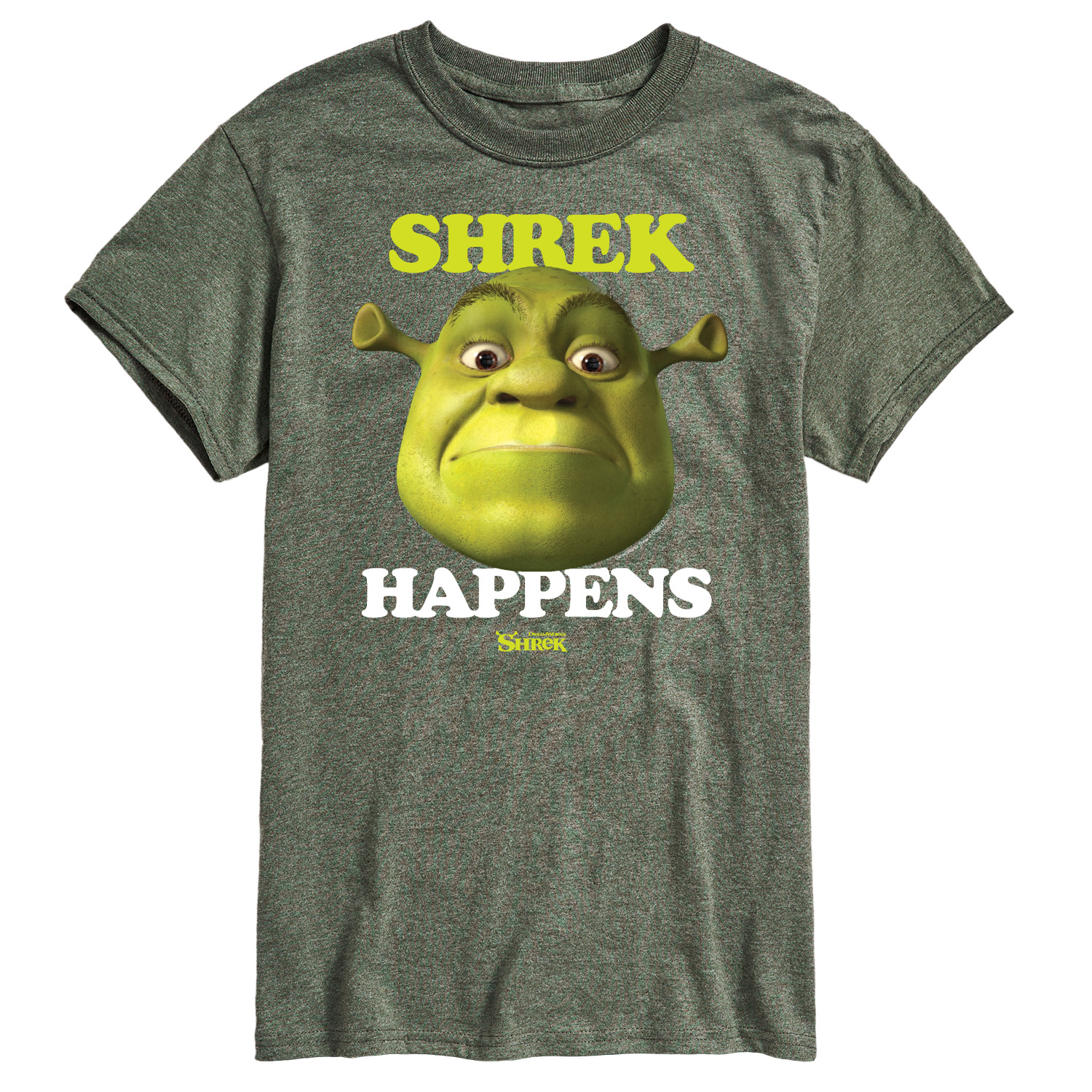 Shrek - Shrek Happens Meme - Men's Short Sleeve Graphic T-Shirt ...