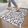 thumbnail image 4 of White and Pink Of Leopard Print Door Rugs,Washable Non Slip Door Mats Indoor,Decorative Door Mats,Entry Mat Indoor for Entrance,Bedroom,Kitchen,Bathroom,17"x30", 4 of 6