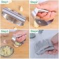 thumbnail image 1 of mmirethe 3PCS/Set Stainless Steel Garlic Press Mincer Crusher Chopper Ergonomic Handle Bottle Opener Function Kitchen Gadget, 1 of 6