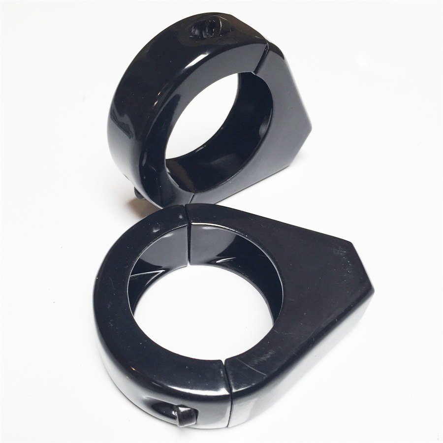 HTTMOTOR Motorcycle Fork Clamp Turn signal Clamps for Harley Softail Mount Bracket 39mm Fork