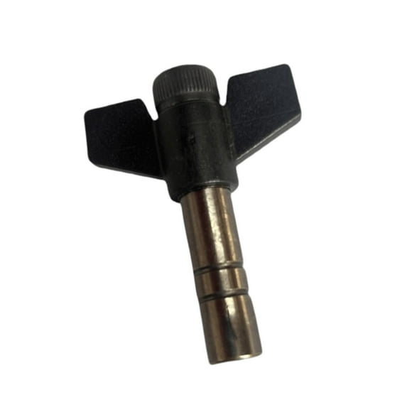 Llave de afinación de batería, herramienta de percusión de metal resistente, regalo para bateristas, llave universal fácil de usar para reparación de Negro