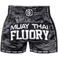 thumbnail image 3 of FLUORY Muay Thai Shorts Solid Free Combat Mixed Martial Arts Boxing Training Match Pants Leisure Style, 3 of 6