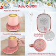 thumbnail image 3 of Coffee Mug With Lid Coffee Mug Warmer, 55 Temperature Control Ceramic Coffee Mug, Ceramic Smart Mug With Auto Shut Off Best Gift Idea, 3 of 3