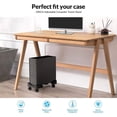 thumbnail image 4 of Mobile Cpu Stand, Desktop Computer Tower Support Cart With Adjustable Width And 4 Steering Wheels, Suitable For Pc Or Computer Under Desk, 4 of 4