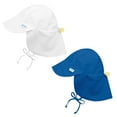 thumbnail image 1 of i play Baby and Toddler Flap Sun Protection Hat-White and Royal Blue - 2 Pack, 1 of 3