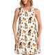 thumbnail image 1 of Balery Halloween Gnomes Vestidos de verano para mujer con estampado: vestido holgado sin mangas, vestido playero informal y cómodo para días calurosos., 1 of 7
