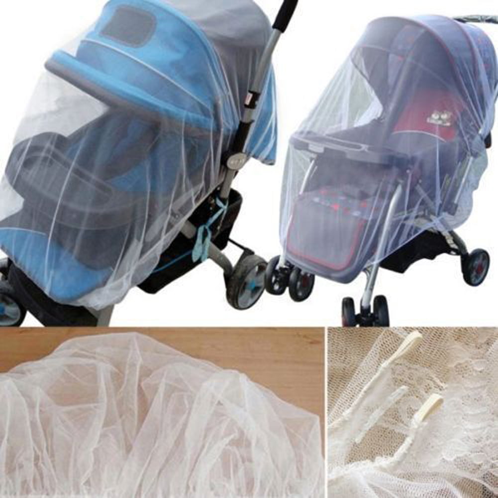 Universal Safe Baby Carriage Fly Insect Full Cover Mosquito Net Polyester Mesh 