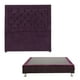 thumbnail image 1 of Box Base Cama Matrimonial Dicasa Cabecera Mary Morado Velvet, 1 of 8