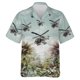 thumbnail image 3 of Camisas gráficas de aviones con estampado completo para hombres, camisa hawaiana de playa informal a la moda con diseño de avión, blusa de solapa de manga corta para hombres de la Fuerza Aérea, 3 of 5