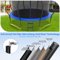 thumbnail image 2 of Cochan Outdoor Trampoline 12FT with Sprinkler and Lights, Backyard Recreational Pumpkin Trampoline for Kids, 2 of 7
