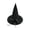 Black, variant on Halloween Witch Hat for Women Tall Pointed Wizard Costume Hat with Bow Trim Versatile Party Accessory for Easter Parade Cosplay Themed Decoration Use