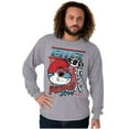 thumbnail image 5 of The Smurfs Cool Kanji Big Poppa Men's Long Sleeve Tee T Shirt Brisco Brands X, 5 of 6