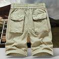 thumbnail image 5 of NOLDARES Men's Cargo Shorts Relaxed Fit Casual Shorts Drawstring Outdoor Hiking Shorts with Multi Pockets(Khaki,36), 5 of 8