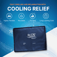 thumbnail image 2 of FlexiKold Gel Soft Flexible Ice Packs for Injuries - Reusable Freezer Cold Pack, Cold Compress & Cooling Gel Pad for Face, Shoulder, Hip, Leg, Arm, Ankle & Foot Injury - Large - 10.5" x 14.5, 2 of 10