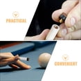 thumbnail image 4 of Lanytaeo 20pcs Screw-On PU Pool Cue Tips 10mm Billiard Cue Tips Billiard Pool Cue Tips Pool Stick Replacement Tips for Pool Cues Snooker Supplies, 4 of 8