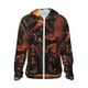 thumbnail image 1 of Balery Dark Skull King Throne Sudadera ligera de manga larga con capucha y protección solar UPF 50+ para hombre y mujer, ideal para pesca y running-Medium, 1 of 7