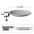 thumbnail image 6 of FEISHENTT Desk-Mounted Adjustable Cats Bed, Ergonomic Steel Frame Pet Hammock with Breathable Fabric Space Saving Wall Mounted Furniture Pink 41.5X6CM, 6 of 6