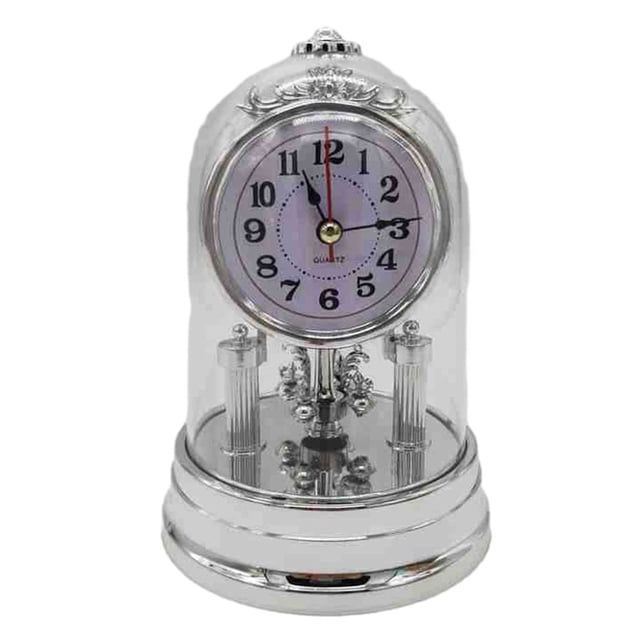 Classic Retro Clock European Style Desk Antique Clock With Pendulum Chime Living Room Clock Silent Table Clock Home Decor