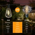thumbnail image 7 of DAYBETTER ST38 Outdoor String Lights, 48ft Connectable Pitao Lights with 2700K Waterproof Bulbs, Dimmable Hanging Lights for Porch Yard Canopy, 7 of 7