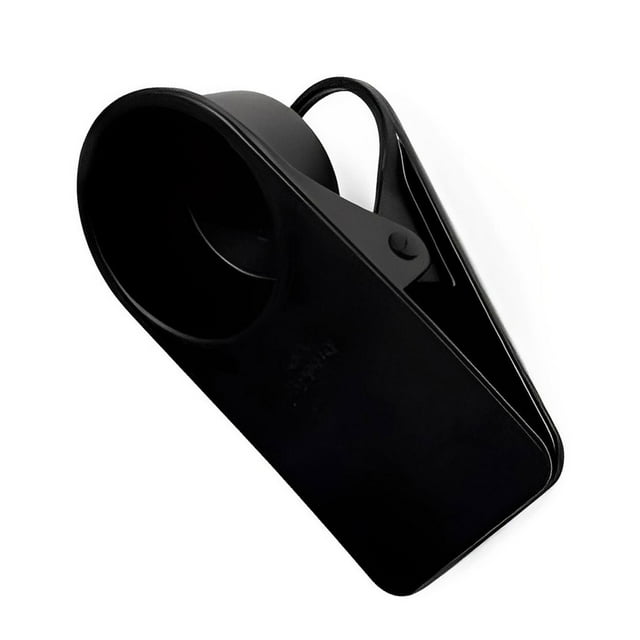 Toystoory Soporte con Clip para escritorio, soporte lateral para botellas, tazas de resistentes, botellas, tazas de café, almacenamiento para Almacenamiento y organización del hogar Negro