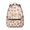 Mixed Breed Dog, variant on Mixed Breed Dog and Floral Backpack for School, Cute School Bag with Adjustable Shoulder Straps and Padded Back, 15.3"x11"x7.1"