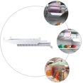 thumbnail image 2 of 1pc Stretchable Refrigerator Freezer Storage Rack Organizer Track for Kitchen Pantry Cabinet, 2 of 6