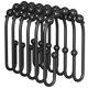 thumbnail image 1 of Amazerbath Ganchos Para Cortinas De Ducha Ganchos Para Cortinas De Ducha Negros Ganchos Para Cortinas De Ducha Antideslizantes A Prueba De Óxido Ganchos Dobles Para Cortinas De Ducha Anillos Para Cort, 1 of 5