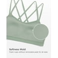 thumbnail image 3 of CRZ YOGA Girls Softness Butterluxe Cross Sports Bra Yoga Athletic Casual Double Spaghetti Strap Kids Teen, 3 of 7