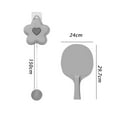 thumbnail image 1 of Children's Hanging Table Tennis Trainer Exercise Equipment Self Tennis Exerciser Rackets Parent Training Pink 4 Paddles, 1 of 8