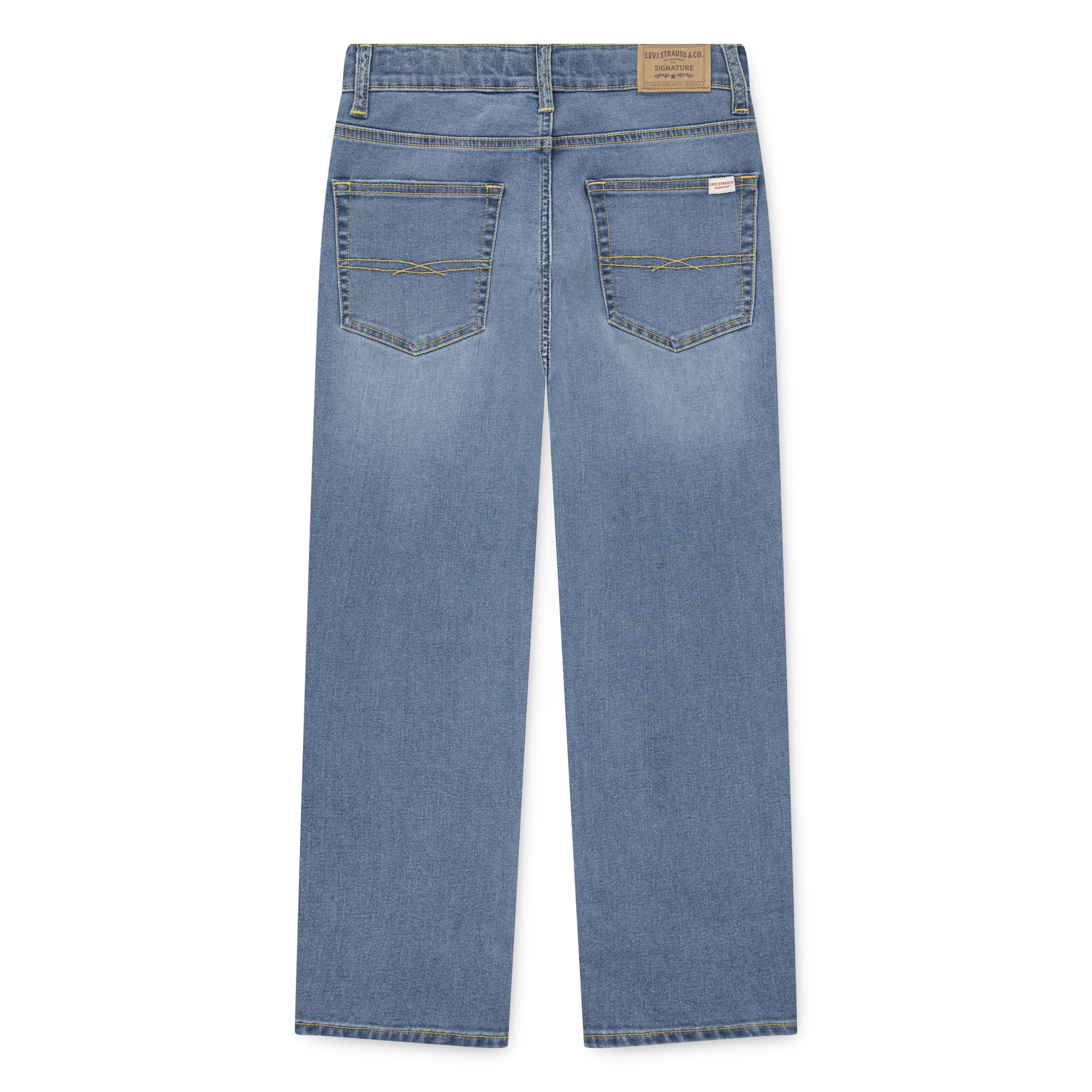 Levi Strauss Signature Boys Relaxed Stretch Jeans, Sizes 2T-18