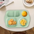 thumbnail image 5 of CNKOO Wheat Portion Control Dinner Plates  Unbreakable Adult Separate Plates  Compartment Square Kids Food Divider Plates Microwaveable  Great For Healthy Eating And Weight Loss, 5 of 5