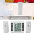 thumbnail image 3 of Termómetro para refrigerador Termómetro digital inalámbrico para refrigerador y congelador con alarma audible Pantalla de temperatura máxima/mínima y 2 sensores para el hogar, restaurantes, cocina, 3 of 5