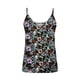 thumbnail image 3 of Gibobby Camiseta de tirantes con estampado de camisola para mujer, camiseta, blusa, camiseta sin mangas, cuello en V, tirantes finos(Negro,M), 3 of 4