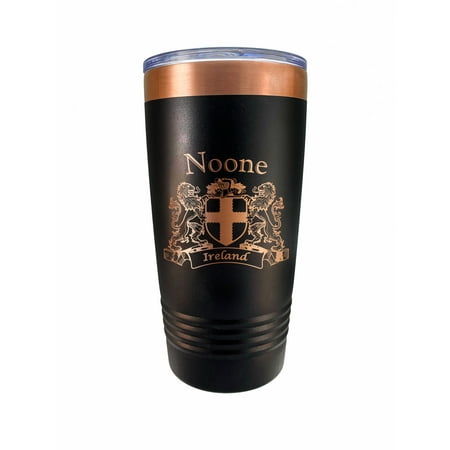 

Noone Irish Coat of Arms Black Travel Mug