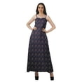 thumbnail image 1 of Moomaya All Over Printed A Line Sleeveless Womens Summer Party Dresses, 1 of 4